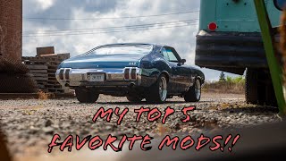 My 5 Favorite Mods On My Pro Touring Oldsmobile!!!!