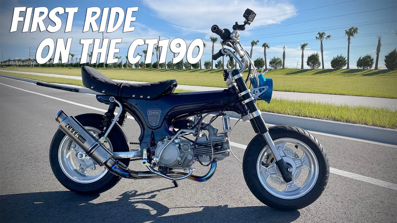 First Ride on the Honda CT190 (CT70 / Dax) - YouTube