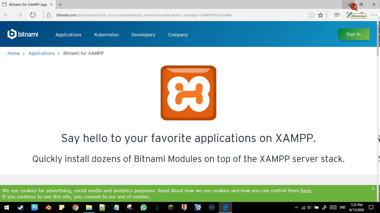 Xampp wordpress