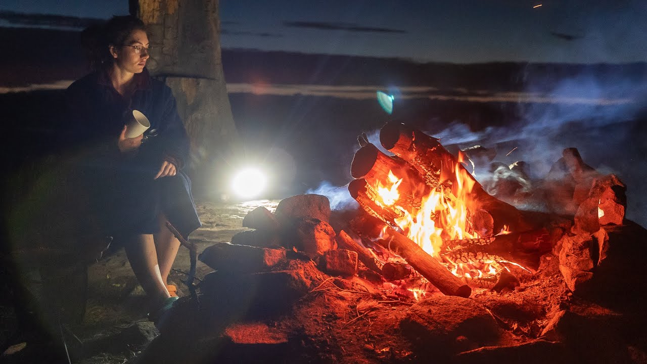 Island Camping: Firemaking, Coffee, Canoeing