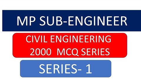 SUB-ENGINEER CRASH COURSE 2022|| building materials||  #subengineer #mp #mppeb #agni247 #subengineer