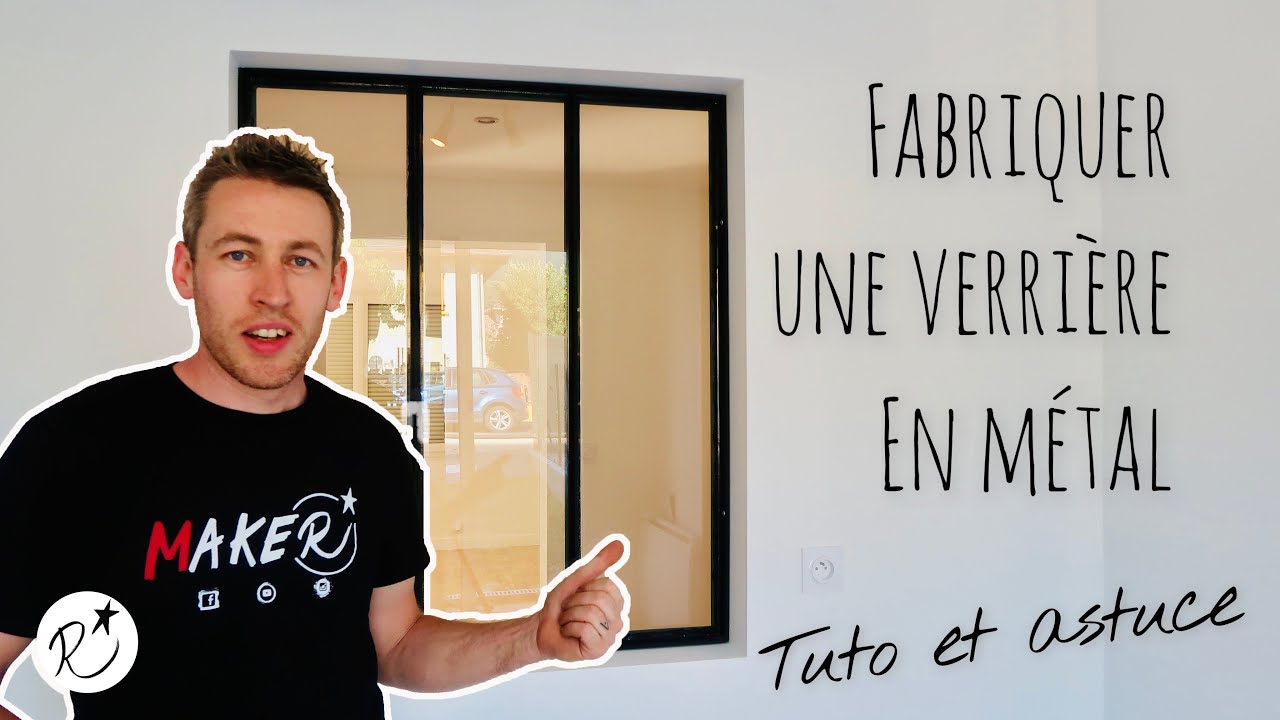 Comment fabriquer une verrière métal. DIY Making a metal canopy - YouTube