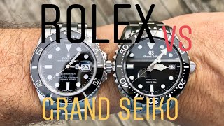 Rolex vs Grand Seiko: battle of the divers! Rolex Submariner versus Grand  Seiko SBGA229 - YouTube