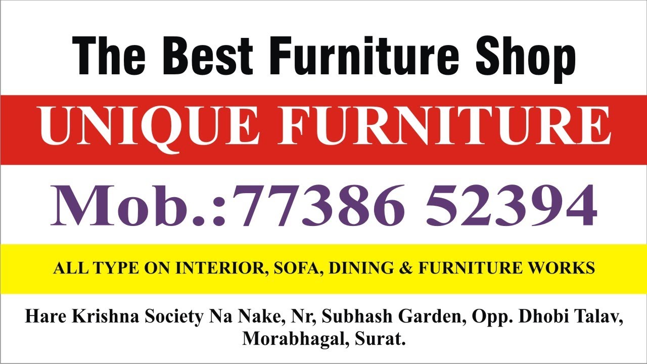 UNIQUE FURNITURE यूनिक फर्नीचर BEST FURNITURE SHOP Cheapest