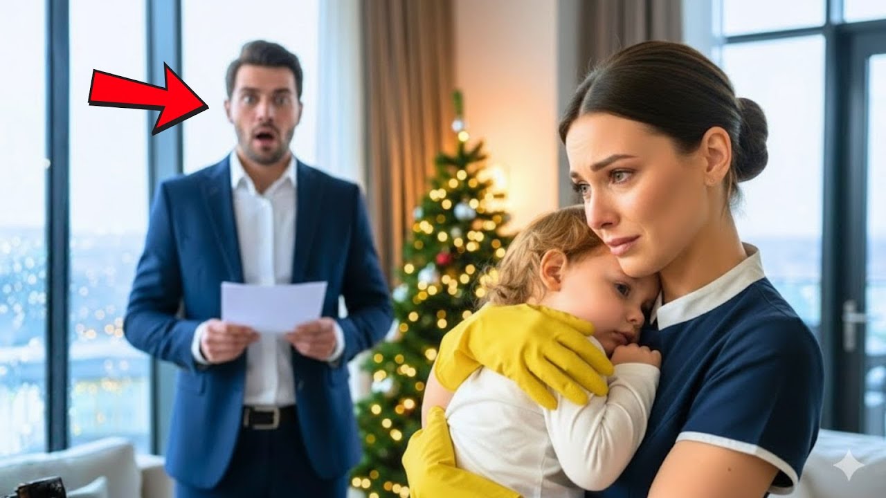 La veille de Noël, dernier jour comme femme de ménage, la fille sourde du milliardaire dit « Maman »