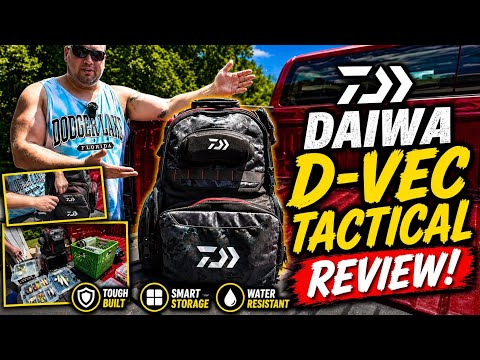daiwa d-vec tactical soft sided tackle box D-BOX – US 2 zippered side pockets on the back Daiwa D-VEC Tactical Soft Sided