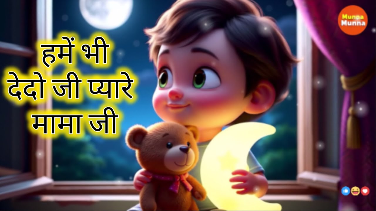 Chanda Mama Ki Lori । हमें भी देदो मामा Hindi
