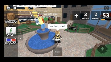 1v1 with my classmate in mm2 private server!
