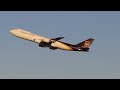 FULL UPS 747-8F TAKEOFF !!!!