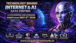CCNA And Networking Internship program DEMO for May 8th Batch | #tungabadranetworks