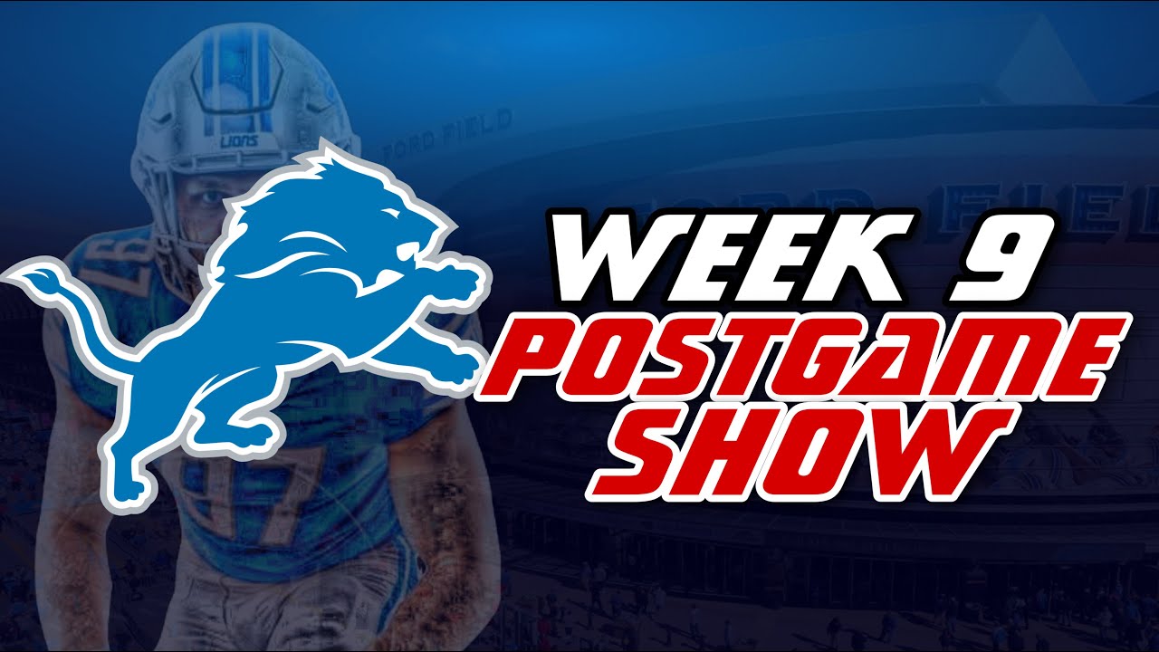 Detroit Lions Week 9 Postgame Show Green Bay Packers YouTube