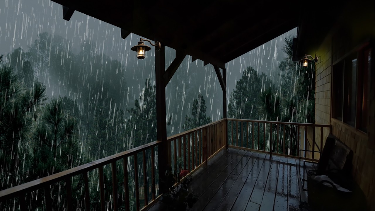 Lluvia Relajante Para Dormir - Sonido de Lluvia y Truenos - Rain Sound ...