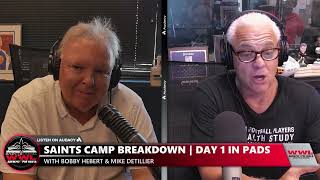 SportsTalk live! Mike D and Bobby Hebert break down Day 5 of Saints camp
