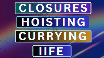 Closures Currying IIFE Hoisting in Javascript Explained by Frontend Master #webdevelopment#frontend