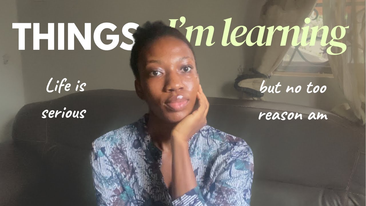 Things I’m learning - YouTube