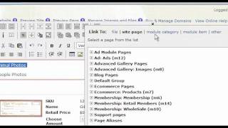 Creating Links To Module Category - Websiteforge Ecommerce Website