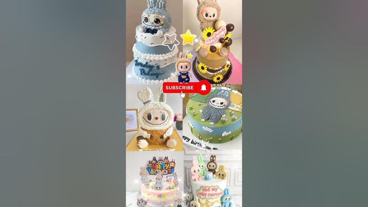 Kue Ulang Tahun Labubu Lucu #labubu #labubumacaron #cake #ulangtahun #kueulangtahun