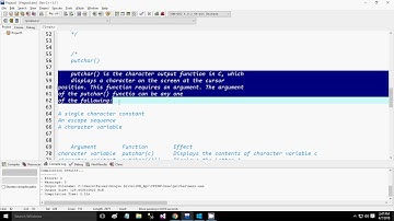 GetChar PutChar in C programming