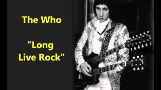 Watch Pete Townshend Long Live Rock video