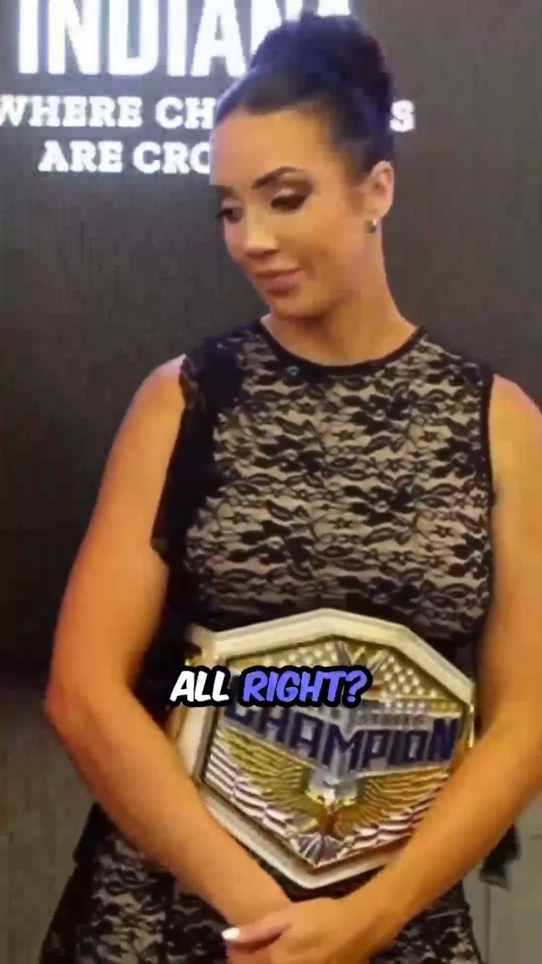 Chelsea Green takes the #RoyalRumble rapid fire!#wwe #chelseagreen #wrestling #shorts