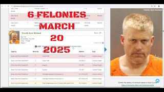 Ada County Idaho Arrests March 20 2025 / 6 Felonies!