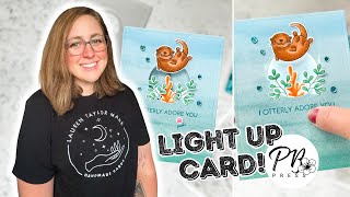 Under the Sea Otter Card [Lights Up with a Halo Light!]