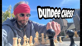 Chess in the sunshine: Dundee Perth road adventure.