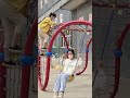 Customized web crawling and swing combination. #factory # #amusementequipment #climbing