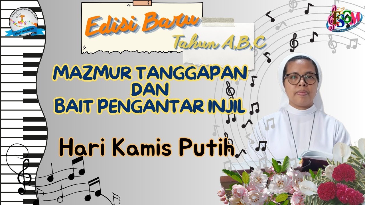 MAZMUR TANGGAPAN HARI KAMIS PUTIH . 17 April 2025. EDISI BARU. TAHUN C/1.