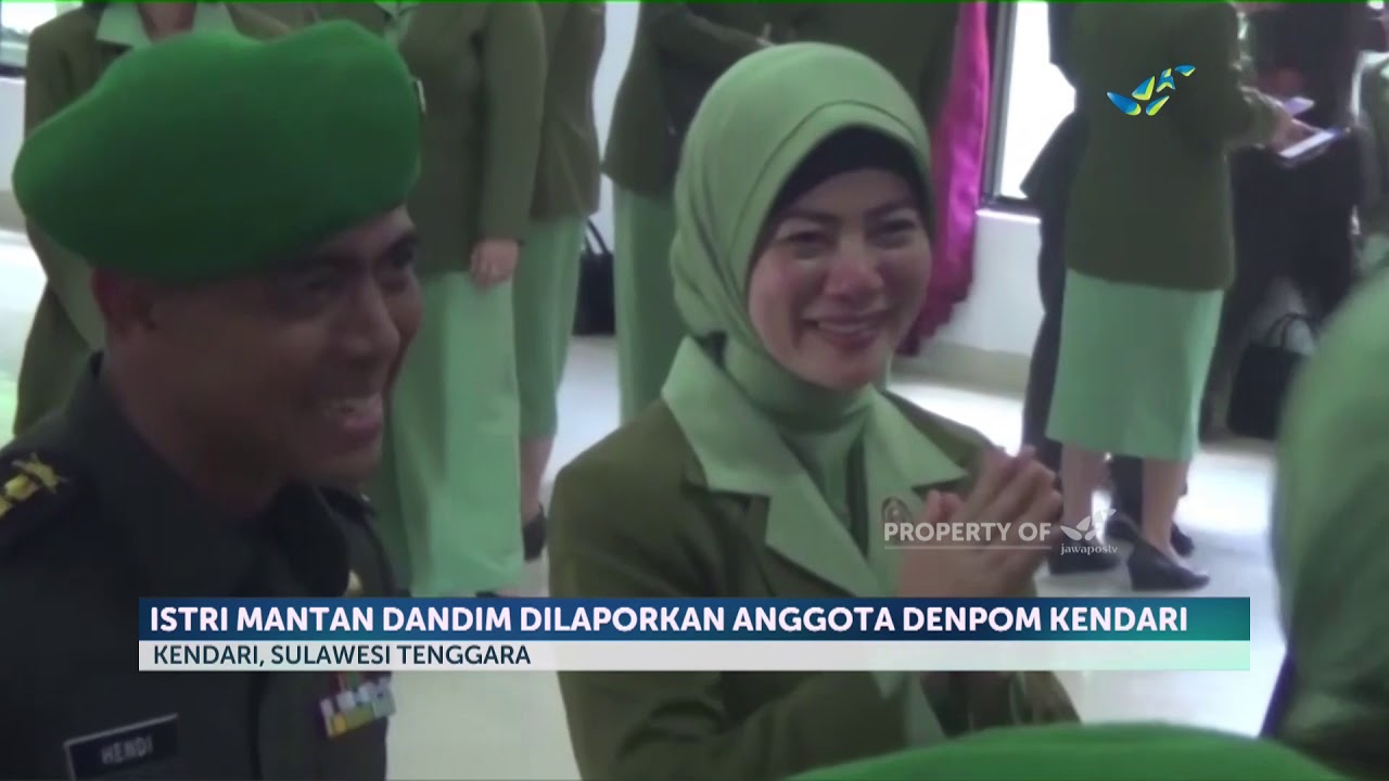 Istri Mantan Dandim Kendari Dipalorkan Ke Polisi