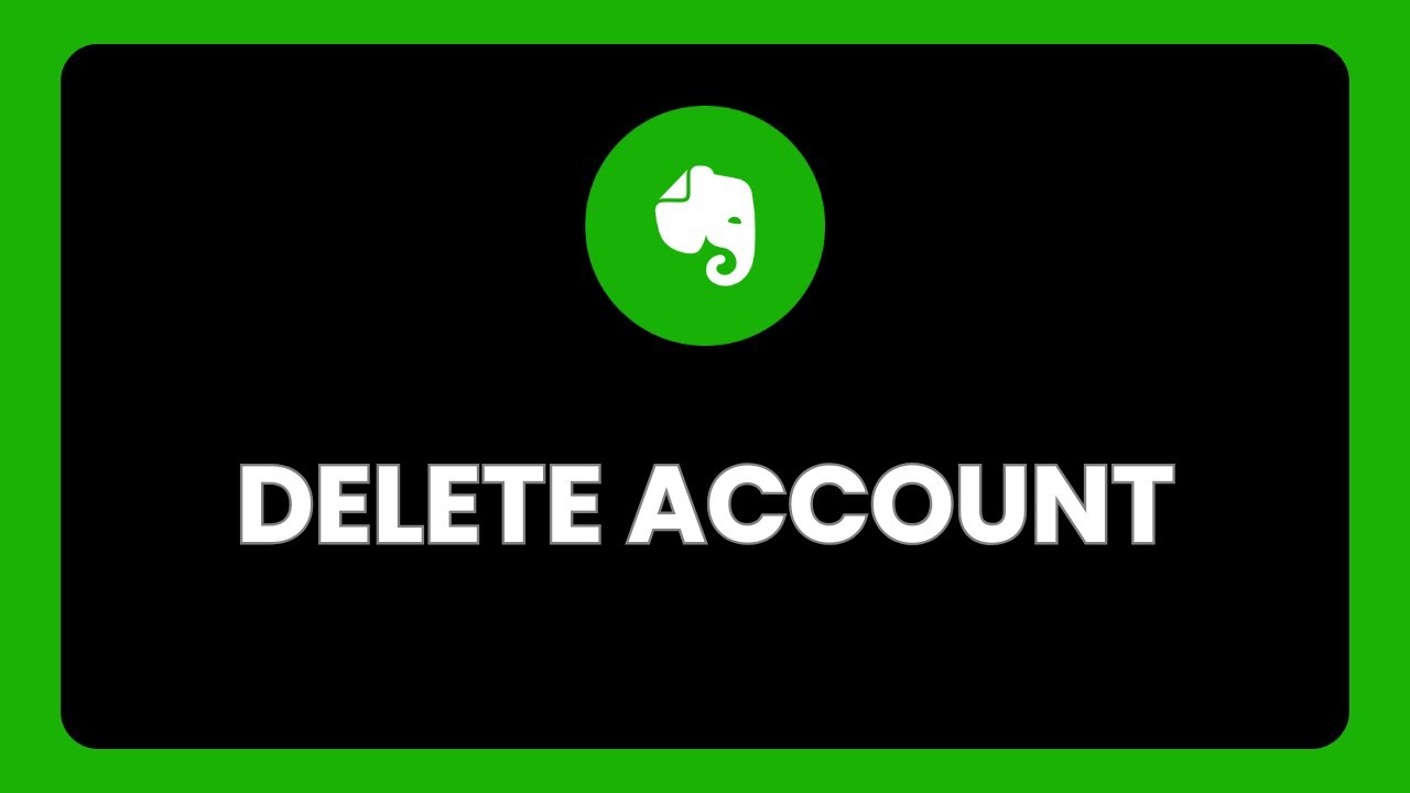 Как удалить свой аккаунт Evernote