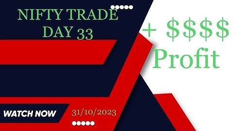 NIFTY TRADE DAY 33/ + $$$$ profit Nifty live trade/nifty trade setup My Trade Journal