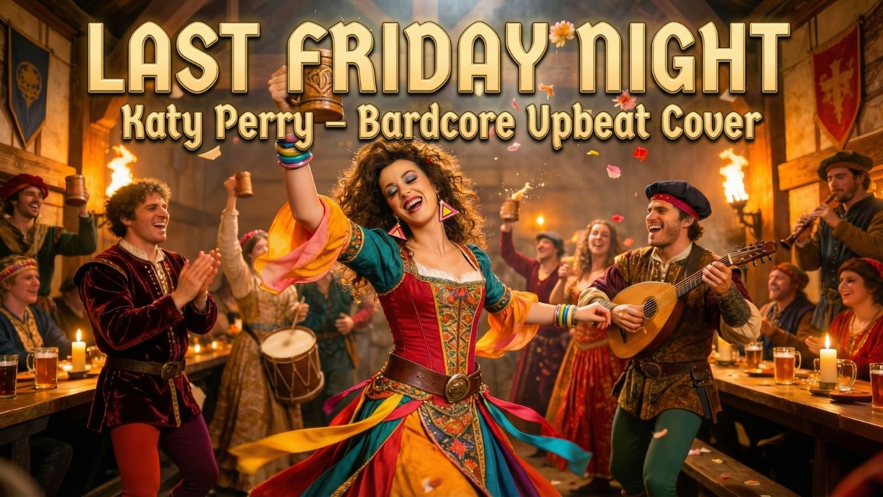 Katy Perry – Last Friday Night | Bardcore Upbeat Cover (Lyrics Video)