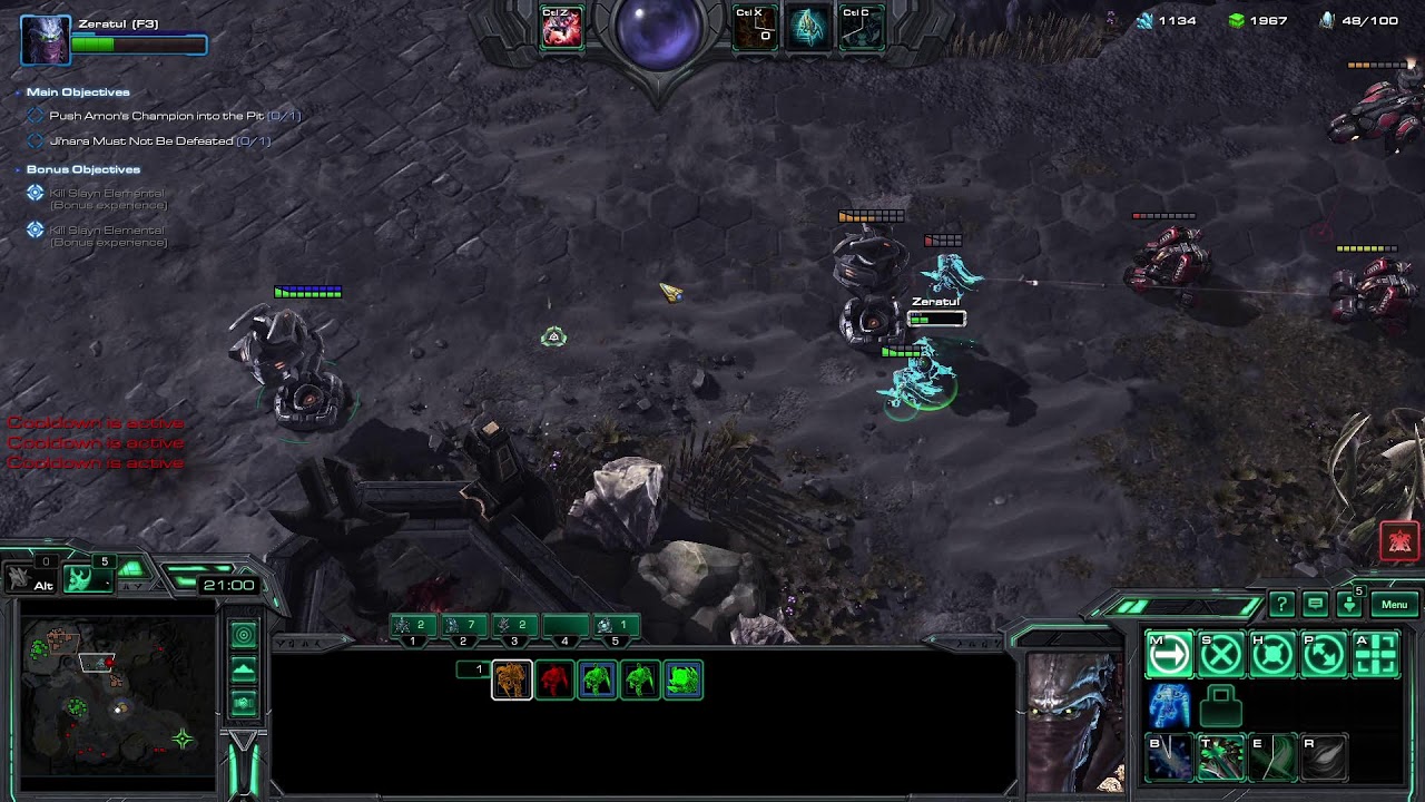 Starcraft 2 coop mutation Attrition Warfare and leveling EU Zeratul P0 level 1