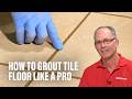 Tommy's Trade Secrets - How To Tile A Floor - YouTube