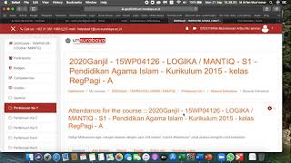 Cara Membuat Absensi Kehadiran (Attendance) di E-Learning | Tutorial dan Trik | Moodle