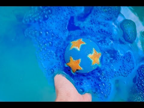 🌟Shoot for the stars, Bath Bomb Demo, Lush in action