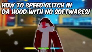 How To Speed Glitch In Da Hood For COMPLETELY FREE! (No Softwares Needed) screenshot 5