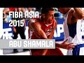 Abu shamala 26 points 15 rebounds v philippines  2015 fiba asia championship