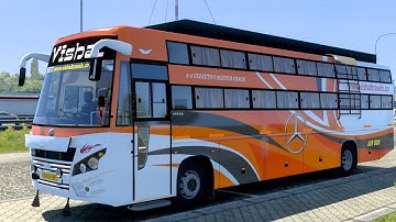 Vishal Travels | Bharathbenz Veera V7 Non AC Sleeper bus mod | Lynx modding ETS2