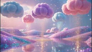 Dreamy Skies 💫 Relaxing Music with Glittering Cotton Clouds 🩷 12 hours