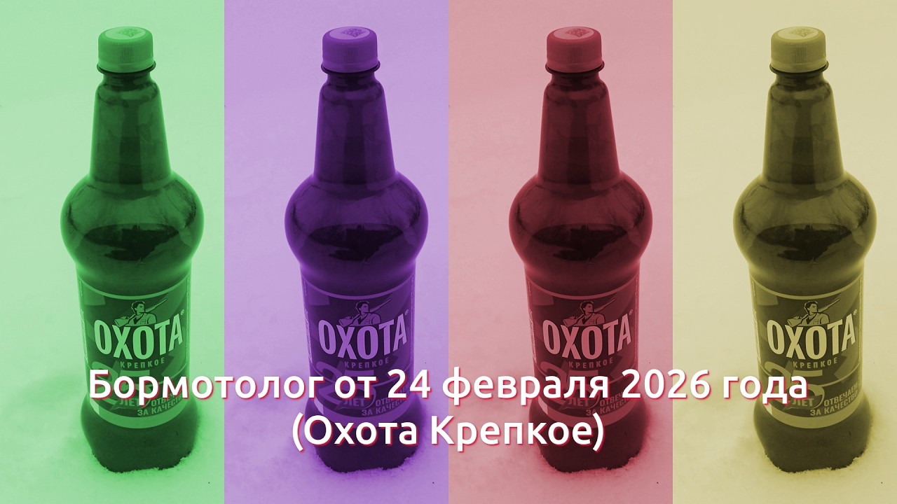 Бормотолог от 24 февраля 2026 г. (Охота Крепкое)