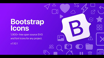 Bootstrap Form Icons Overview - Using Bootstrap Icons and Font Awesome.
