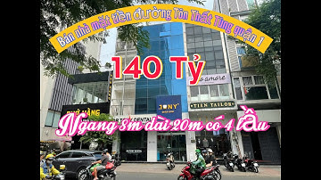 Bán nhà mặt tiền đường Tôn Thất Tùng quận 1