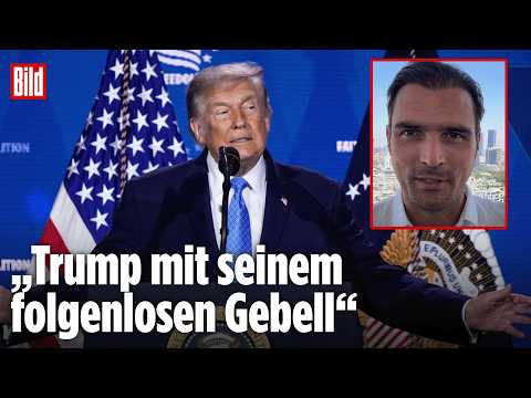 TRUMP: US-Präsident droht erneut dem Iran! Global Reporter analysiert politische Lage