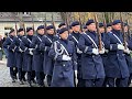 Regimentsgru  ausmarsch der bundeswehr schloss bellevue 21112023