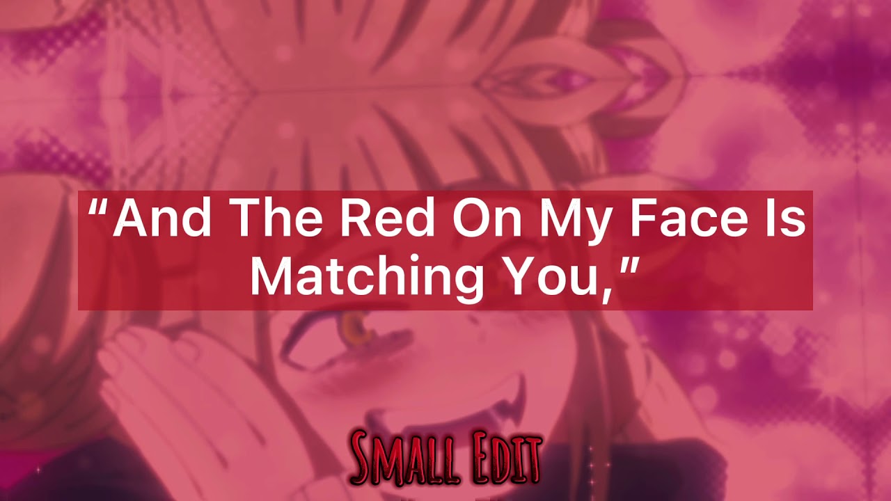 The Red Means, I Love You Edit Audio YouTube