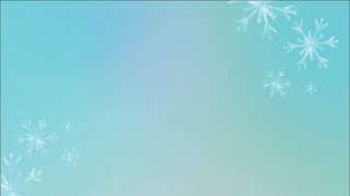 Snowflake Winter Background | Frosty Blue Gradient Loop for Creators