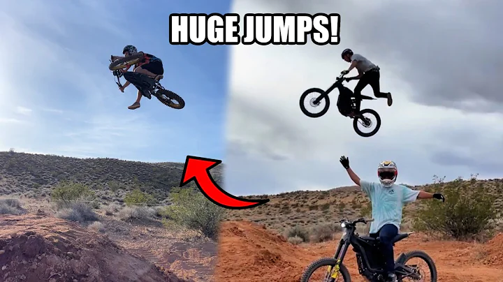 Electric dirt Bike VS Huge Jumps