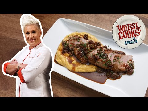 anne-burrell-makes-pork-tenderloin-with-roasted-grapes-|-worst-cooks-in-america